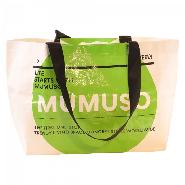 MUMUSO Einkaufstasche aus Polypropylen, robustes Design in Grün – praktische Shopping Bag für den Alltag.