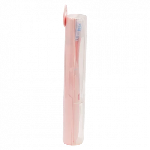 MUMUSO elektrisches Zahnbürstenset mit Schalltechnologie für Erwachsene, rosa, praktische Zahnpflege für die tägliche Mundhygiene.