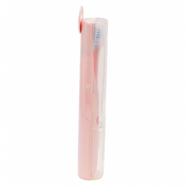 MUMUSO elektrisches Zahnbürstenset mit Schalltechnologie für Erwachsene, rosa, praktische Zahnpflege für die tägliche Mundhygiene.