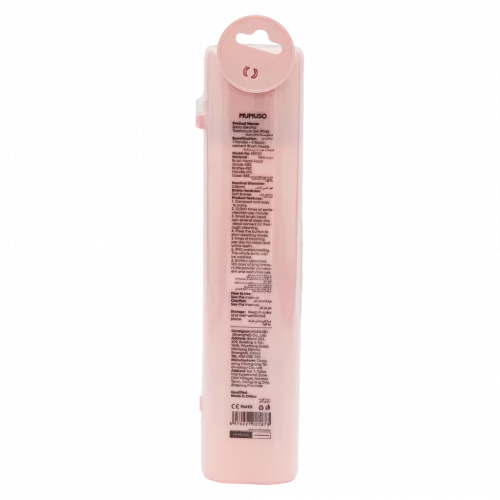 MUMUSO elektrisches Zahnbürstenset mit Schalltechnologie für Erwachsene, rosa, praktische Zahnpflege für die tägliche Mundhygiene.