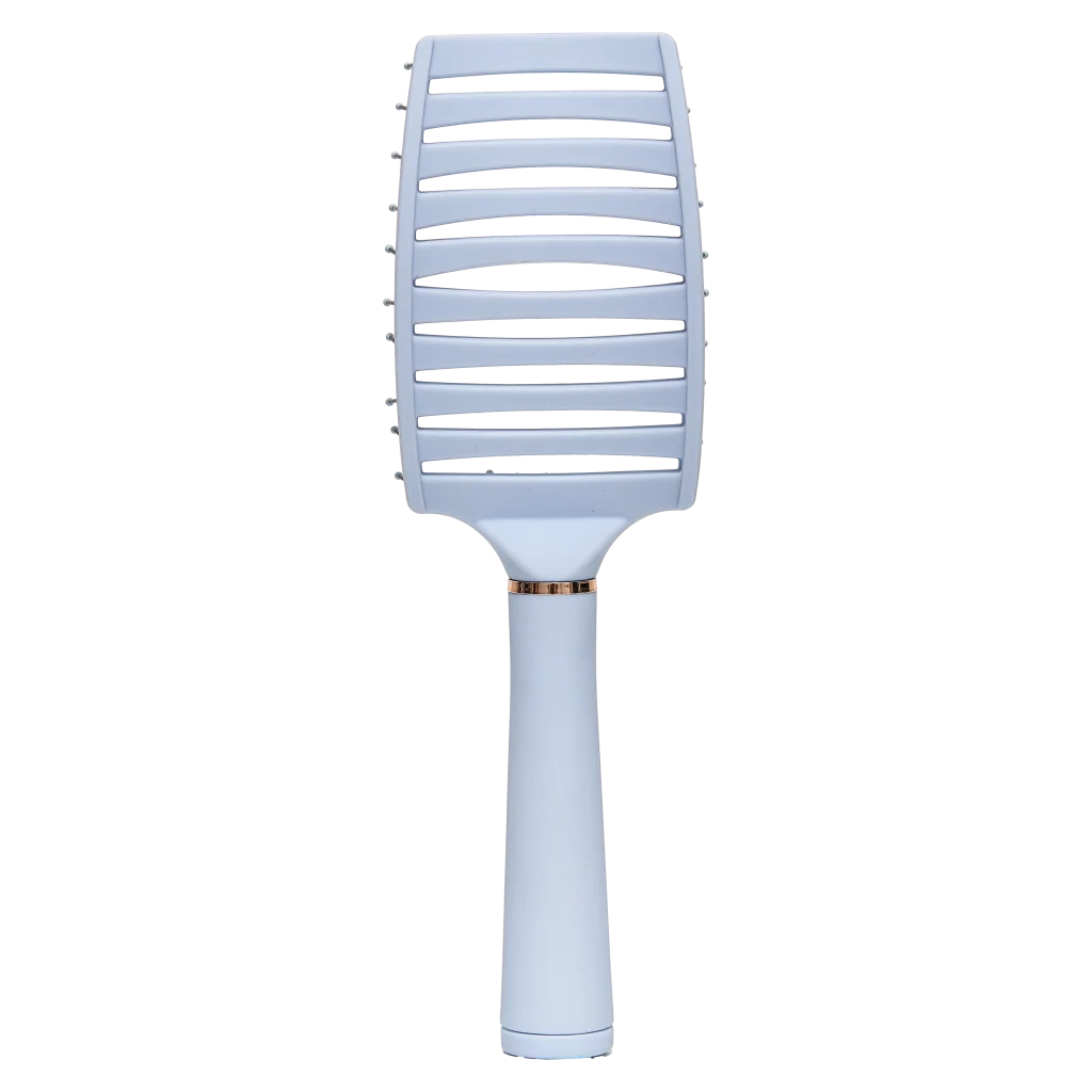 mumuso_entlueftete_haarbuerste_abs_reinigungsaufsatz_nylon_blaue_5.webp MUMUSO entlüftete Haarbürste mit Reinigungsaufsatz, Nylon-Borsten (Blau) – Haarbürste ABS für nasses und trockenes Haar.