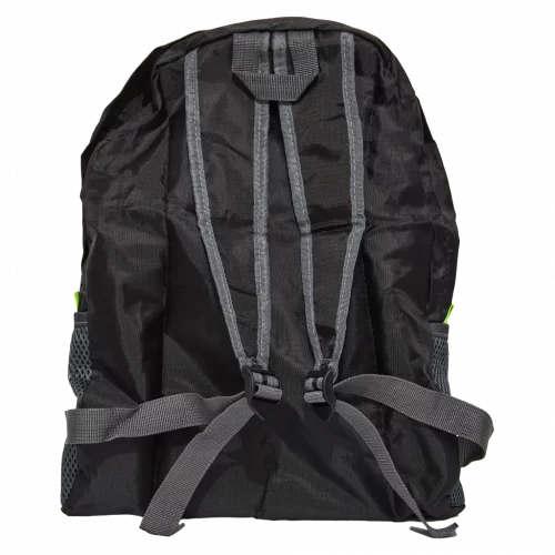 MUMUSO faltbarer Rucksack aus Oxford-Stoff, ultraleicht und vielseitig verwendbar, schwarz – ideal als faltbarer Rucksack.