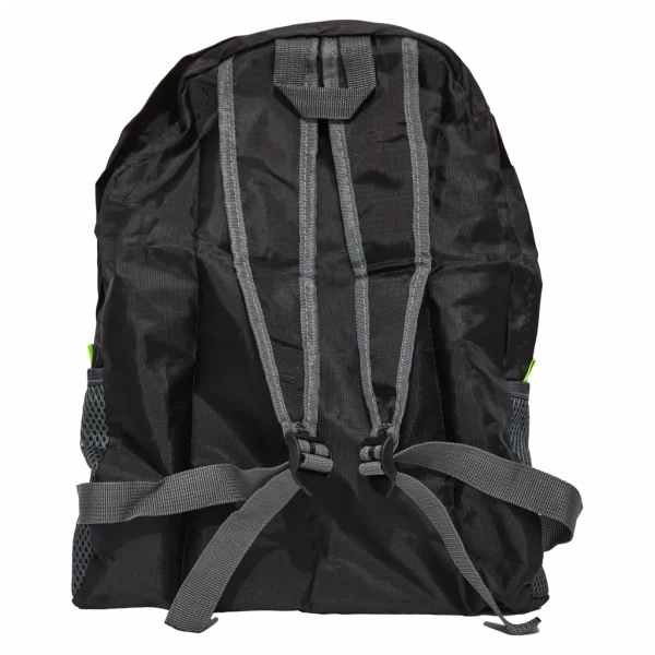 MUMUSO faltbarer Rucksack aus Oxford-Stoff, ultraleicht und vielseitig verwendbar, schwarz – ideal als faltbarer Rucksack.