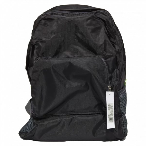 MUMUSO faltbarer Rucksack aus Oxford-Stoff, ultraleicht und vielseitig verwendbar, schwarz – ideal als faltbarer Rucksack.