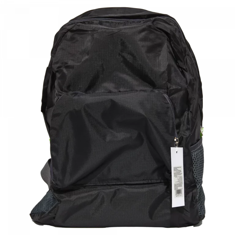 MUMUSO faltbarer Rucksack aus Oxford-Stoff, ultraleicht und vielseitig verwendbar, schwarz – ideal als faltbarer Rucksack.