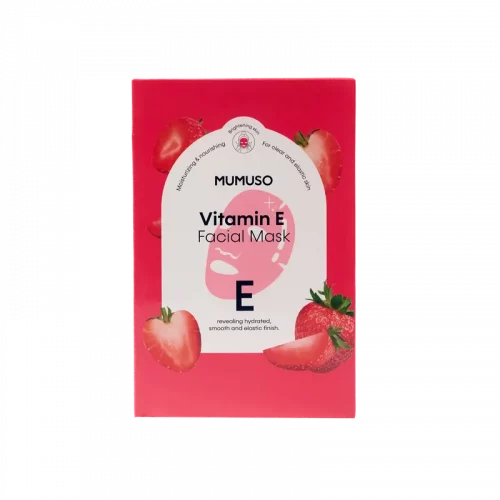 MUMUSO Gesichtsmaske mit Vitamin E, 185,4 g (Rosa) – feuchtigkeitsspendende Gesichtsmaske für sensible Haut.