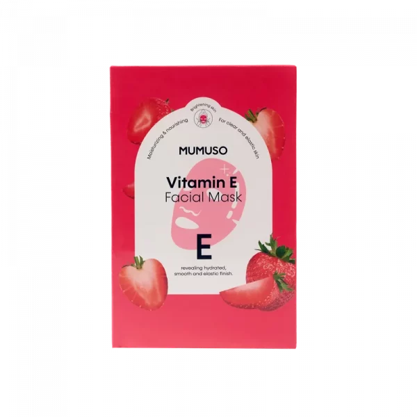 MUMUSO Gesichtsmaske mit Vitamin E, 185,4 g (Rosa) – feuchtigkeitsspendende Gesichtsmaske für sensible Haut.