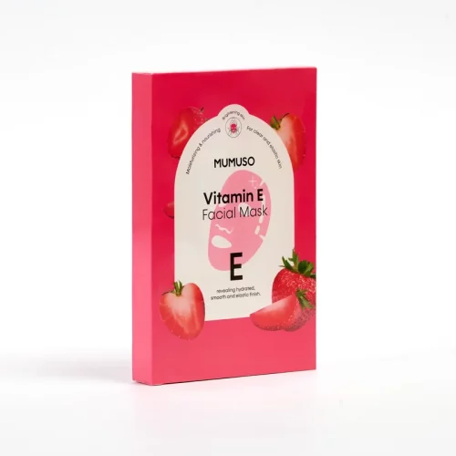 MUMUSO Gesichtsmaske mit Vitamin E, 185,4 g (Rosa) – feuchtigkeitsspendende Gesichtsmaske für sensible Haut.
