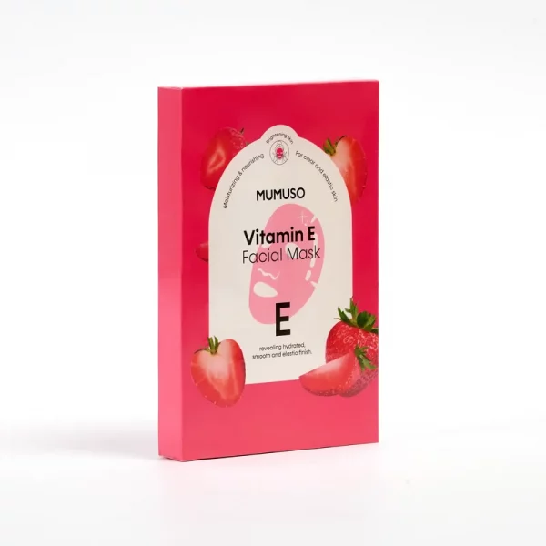 MUMUSO Gesichtsmaske mit Vitamin E, 185,4 g (Rosa) – feuchtigkeitsspendende Gesichtsmaske für sensible Haut.