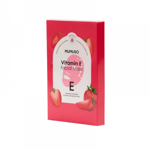 MUMUSO Gesichtsmaske mit Vitamin E, 185,4 g (Rosa) – feuchtigkeitsspendende Gesichtsmaske für sensible Haut.