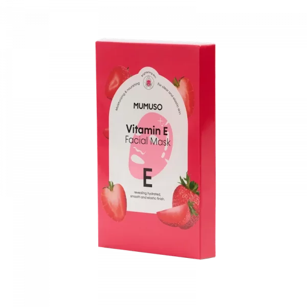 MUMUSO Gesichtsmaske mit Vitamin E, 185,4 g (Rosa) – feuchtigkeitsspendende Gesichtsmaske für sensible Haut.