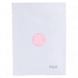 MUMUSO feuchtigkeitsspendende Tuchmaske mit Portulak-Extrakt, 25 ml (Rosa) – Gesichtsmaske für empfindliche Haut.