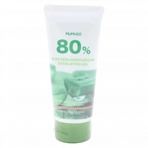 MUMUSO feuchtigkeitsspendendes Peeling-Gel für das Gesicht mit Aloe Vera, 124 g, grün – ideal für empfindliche Haut.