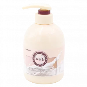 MUMUSO feuchtigkeitsspendendes Duschgel mit Milch, 616,7 g (cremweiß) – pflegendes Duschgel für trockene Haut.