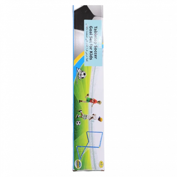 MUMUSO Fußballtor Kinder Set aus Kunststoff und Metall, blau – robustes Outdoor Spielzeug für kleine Fußballfans.