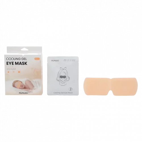 MUMUSO Gel-Augenmaske 5er-Pack mit kühlender Wirkung aus Vliesstoff, transparent – ideale Augenmaske zur Entspannung.