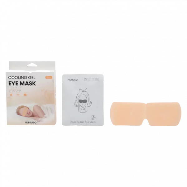 MUMUSO Gel-Augenmaske 5er-Pack mit kühlender Wirkung aus Vliesstoff, transparent – ideale Augenmaske zur Entspannung.