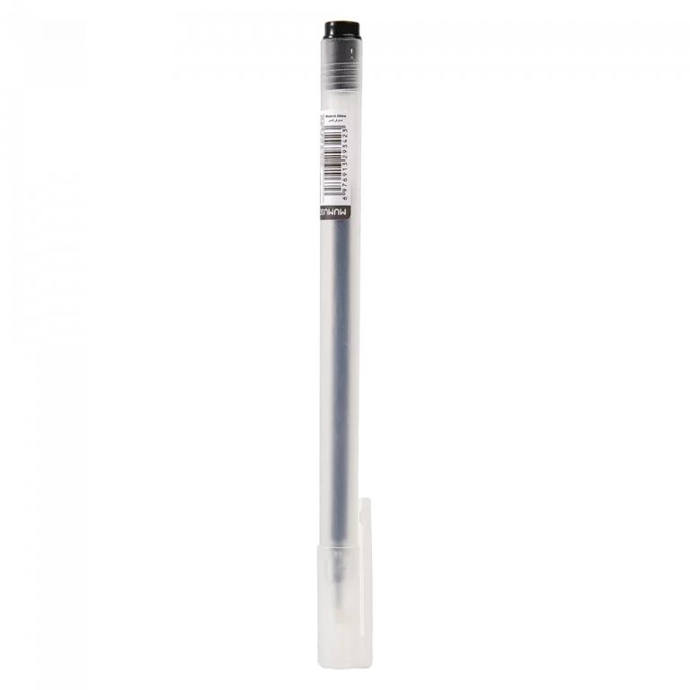MUMUSO Gel-Tintenroller, schlankes Design in Schwarz – präziser Gel-Stift für Büro und Schule.
