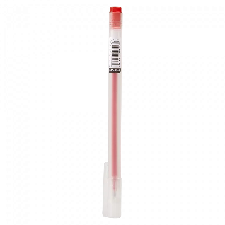 MUMUSO Gel-Tintenstift mit feiner Spitze in Rot – ideal als Gel-Tintenstift für präzises Schreiben und Notizen.