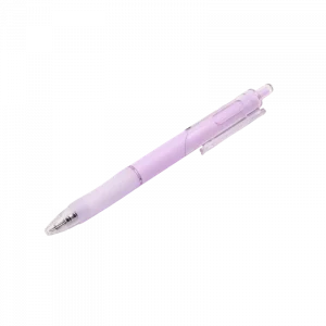 MUMUSO Gelstift mit Druckmechanik, modernes Design in Lila – praktisches Schreibgerät für den Alltag.