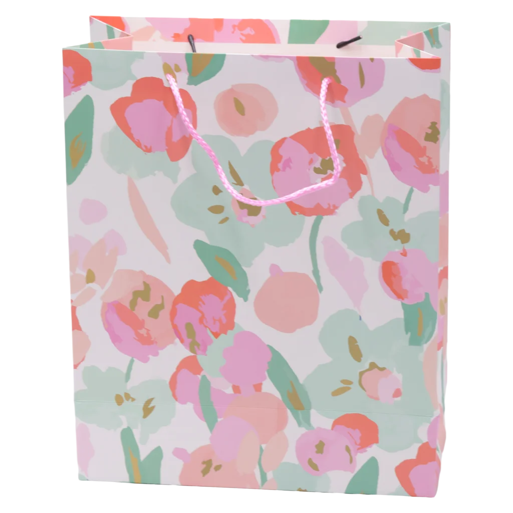 mumuso_geschenktasche_karton_gross_floral.webp MUMUSO Geschenktasche aus weißem Karton, groß, mit floralem Print – stabile Geschenkverpackung für Geburtstage.