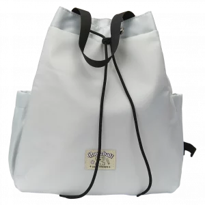 MUMUSO Rucksack aus Nylon, viel Stauraum (Weiß) mit Koala, praktischer Begleiter für Schule oder Alltag.