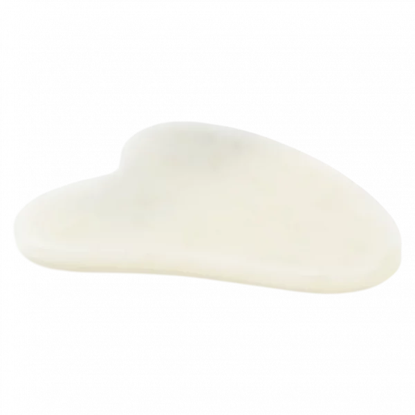 MUMUSO Gua Sha Stein aus Naturmaterial für Gesicht und Körper, grün – Beauty-Tool für entspannende Gesichtsmassage.