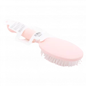 MUMUSO Haarbürste aus TPR+ABS mit Hasen-Griff (Rosa) – ergonomische Bürste für sanfte Kinder Haarpflege.