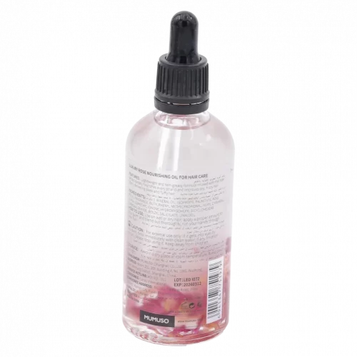 MUMUSO Haaröl mit Rosenblüten, 100 ml – pflegendes Haaröl für geschmeidiges Haar und intensive Haarpflege.