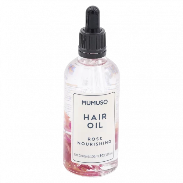 MUMUSO Haaröl mit Rosenblüten, 100 ml – pflegendes Haaröl für geschmeidiges Haar und intensive Haarpflege.