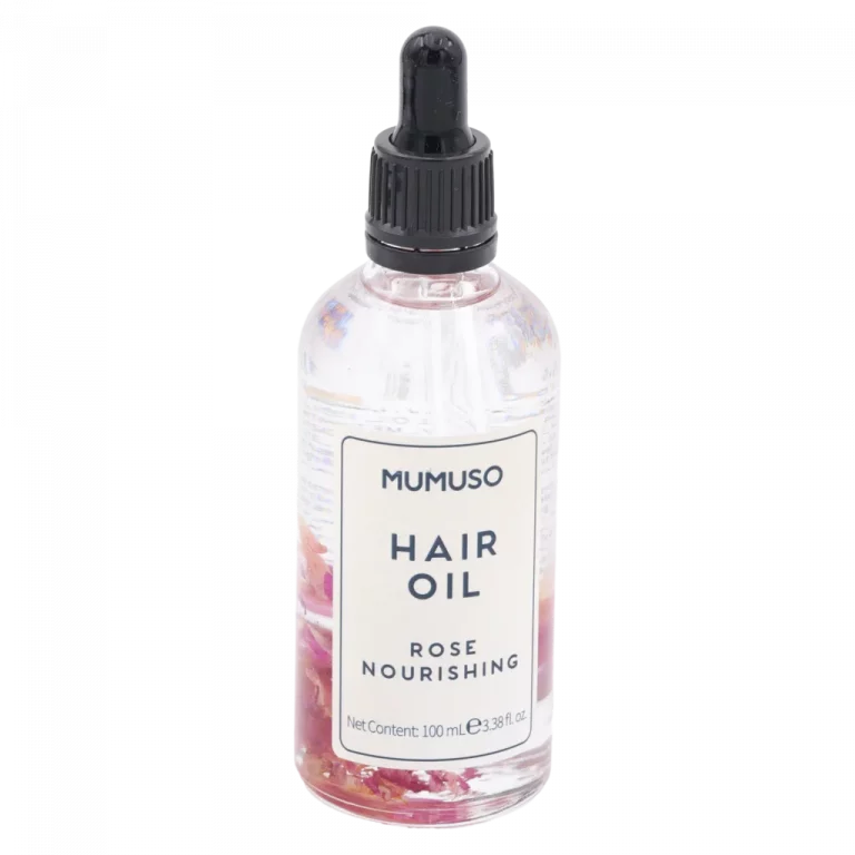 MUMUSO Haaröl mit Rosenblüten, 100 ml – pflegendes Haaröl für geschmeidiges Haar und intensive Haarpflege.