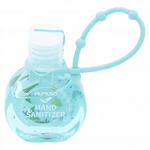 MUMUSO Handdesinfektionsgel mit Gardenia-Extrakt, 30 ml (Türkis) – parfümiertes Handdesinfektionsgel mit Alkohol für unterwegs.