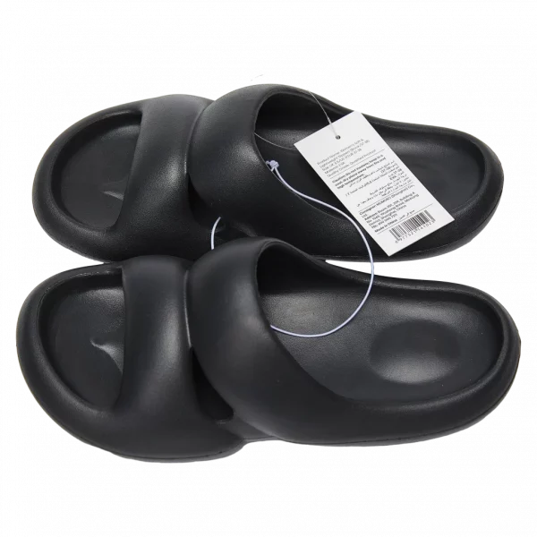 MUMUSO Hausschuhe Damen aus EVA, ergonomisch und leicht, in Schwarz – bequeme Badeslipper für Zuhause.