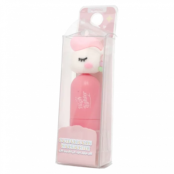 MUMUSO Highlighter mit Einhorn, grün, idealer Textmarker für Schule und Büro, lustiges Schreibwarenaccessoire.