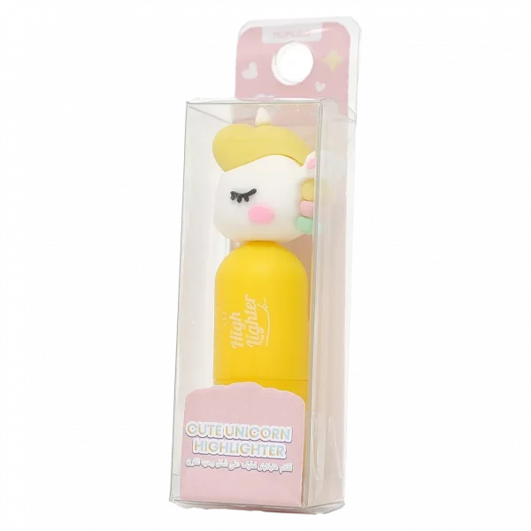 MUMUSO Highlighter mit Einhorn, grün, idealer Textmarker für Schule und Büro, lustiges Schreibwarenaccessoire.