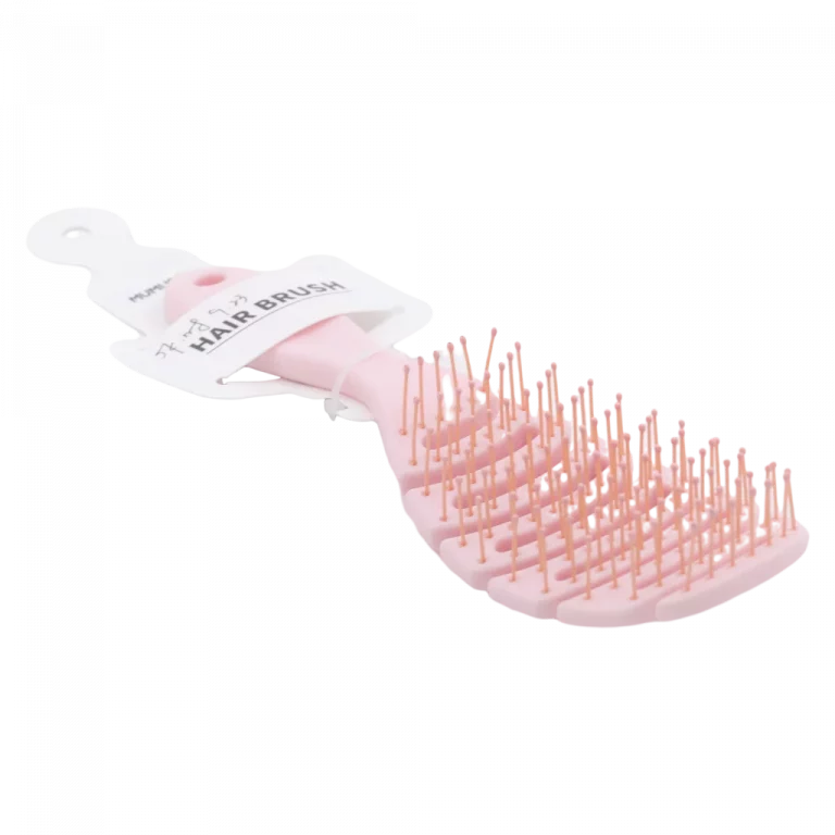 MUMUSO hohle Haarbürste für Volumen (Rosa) aus PP und Nylon – sanfte Haarbürste für Frauen, ideal zum täglichen Stylen.