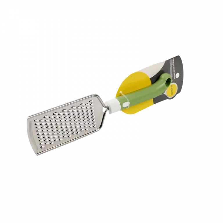 MUMUSO Ingwerreibe aus Edelstahl und Polypropylen, ergonomischer Griff (Grün) – praktischer Küchenhelfer für Ingwer.