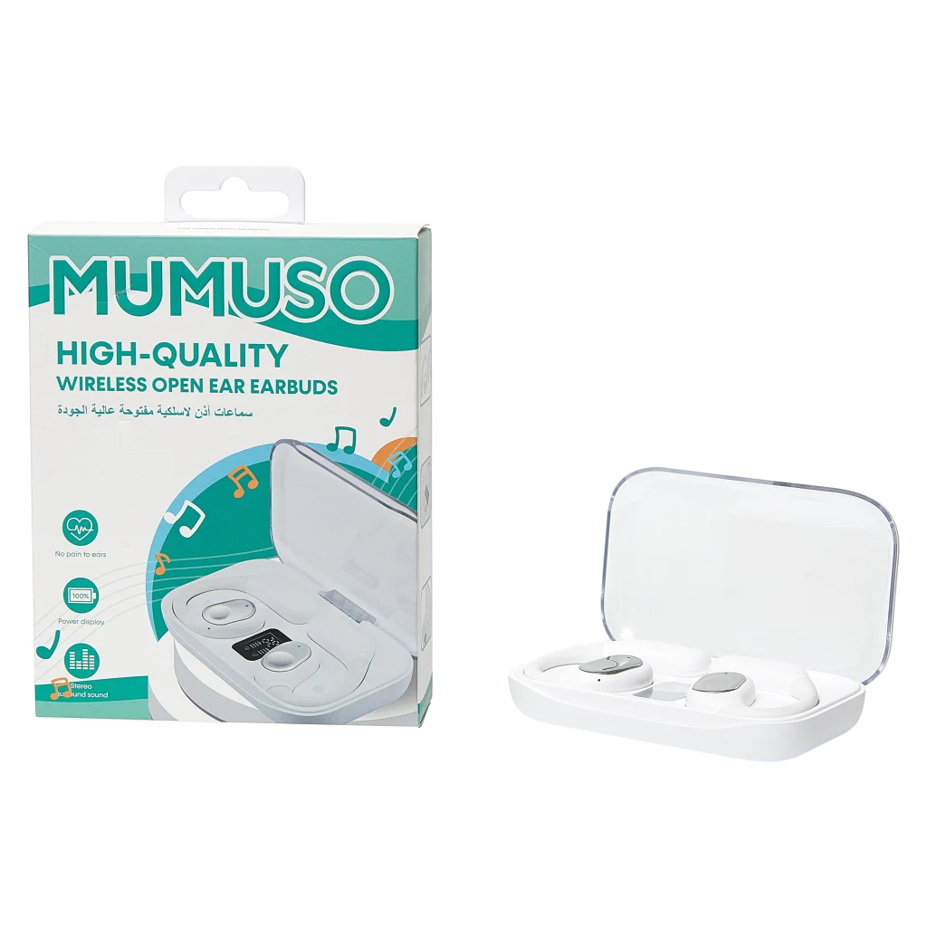 mumuso_kabellose_open-ear_bluetooth_kopfhoerer_ergonomisch_weiss.webp MUMUSO kabellose Open-Ear Bluetooth Kopfhörer in Weiß – ergonomische und bequeme Bluetooth Kopfhörer für unterwegs.