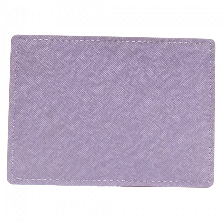 MUMUSO Kartenhalter mit Herzmotiv, schlankes Format in Lila – praktisches Kartenetui für Damen für unterwegs.