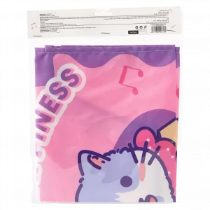 MUMUSO Kinderschürze aus Polyester für Kinder (Rosa) mit Katze – Schürze Katze für kreatives Basteln und Kochen.