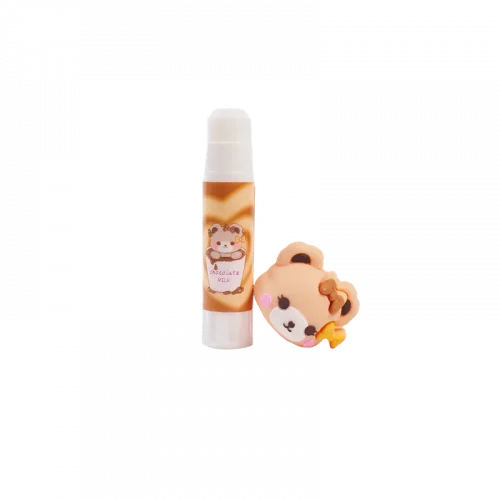 MUMUSO Klebestift mit Tier-Design, 42,5 g (Beige) – niedlicher Klebestift für Kinder und Büroartikel.