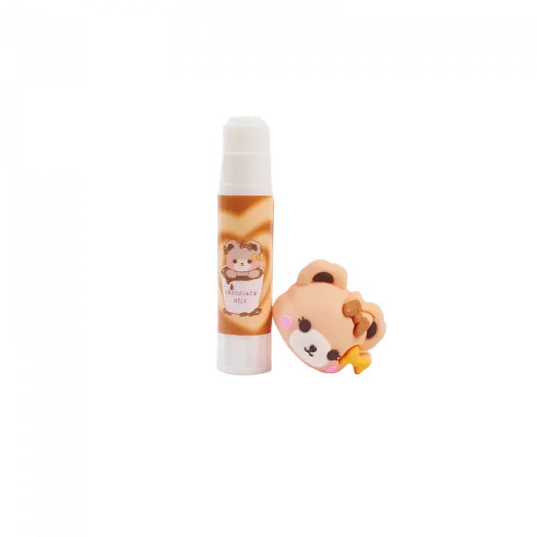 MUMUSO Klebestift mit Tier-Design, 42,5 g (Beige) – niedlicher Klebestift für Kinder und Büroartikel.