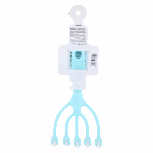 MUMUSO Körpermassagegerät in Handform mit vier Rollen in Blau – vielseitiger Körpermassager zur Selbstmassage.