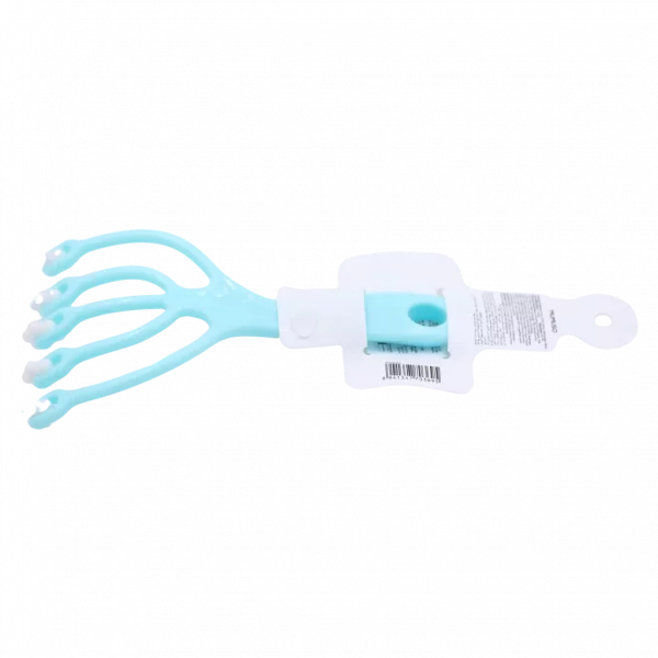 MUMUSO Körpermassagegerät in Handform mit vier Rollen in Blau – vielseitiger Körpermassager zur Selbstmassage.