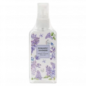 MUMUSO Körperspray Lavendelduft, Body Mist, 100 ml (Transparent) – sanftes Duftspray für Damen mit Lavendelnote.