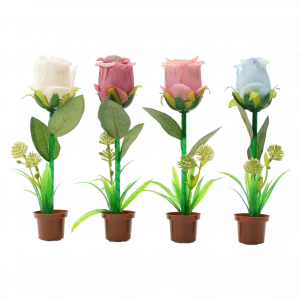 MUMUSO Kugelschreiber mit Rosen-Glitzer, dekorative Schreibwaren in Weiß – originelles Geschenk für Schule oder Büro.