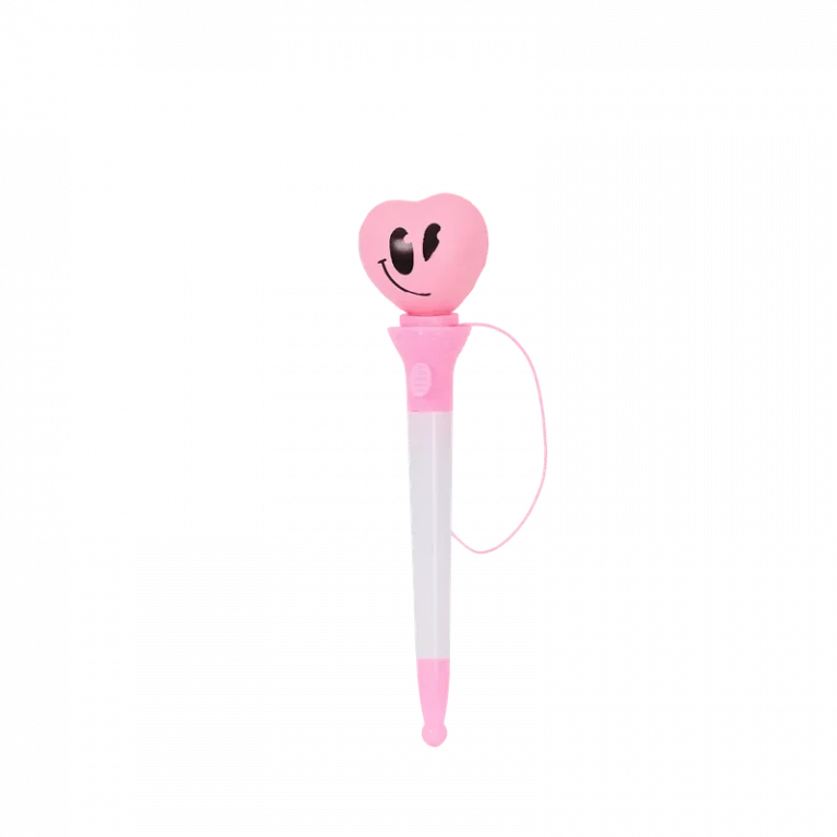 MUMUSO Kugelschreiber mit wippendem Herz in Rosa – kreatives Schreibgerät aus der Kategorie Kugelschreiber für Kinder.