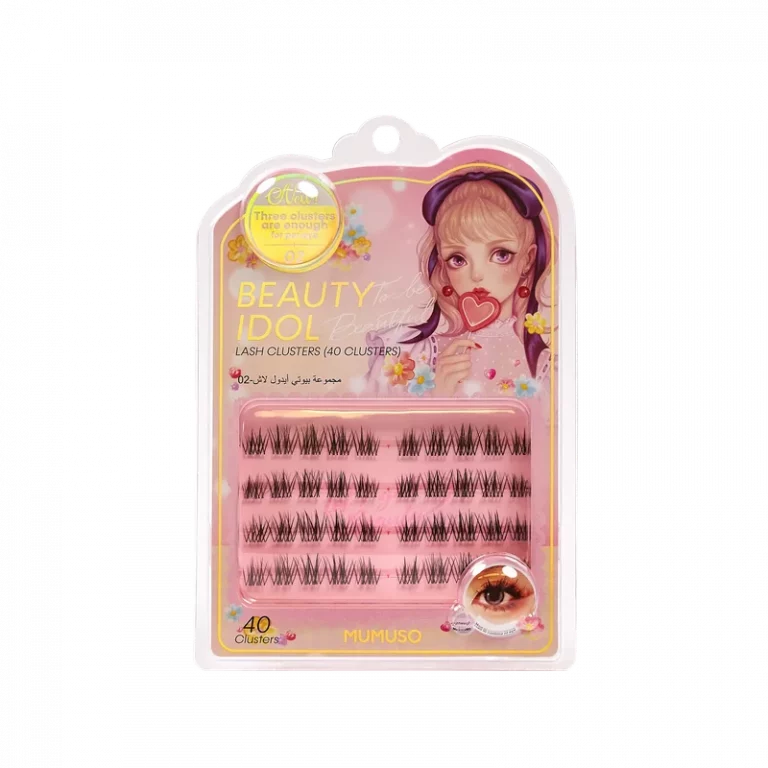 MUMUSO künstliche Wimpern als 40er-Pack Wimpernbüschel Schwarz aus Kunstfaser – ideal für Wimpernverlängerung zuhause.