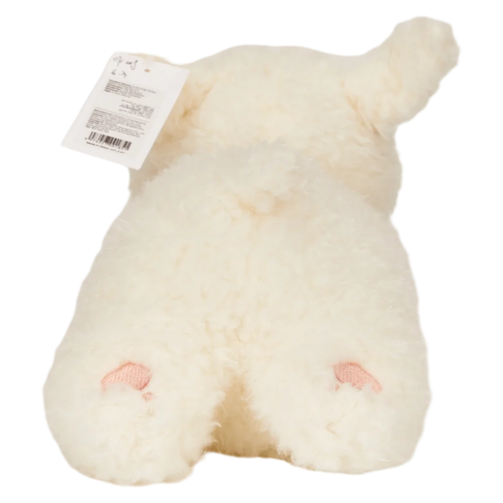 mumuso_kuschelkissen_hund_plueschkissen_40cm_weiss_2.webp MUMUSO Kuschelkissen Hund, weiches Plüschkissen in Weiß, 40 cm – ideales Kuschelkissen für Kinder und Geschenkidee.