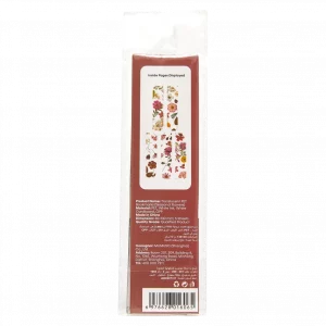 MUMUSO Lesezeichen transparent mit saisonalen Blumen, 130 x 30 mm (Rot) – dekoratives Blumen Lesezeichen für Bücher.